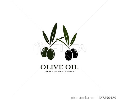 olive logo template vector design 127850429