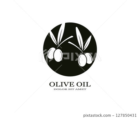 olive logo template vector design 127850431