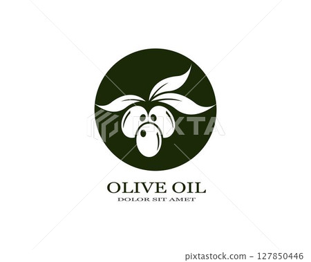 olive logo template vector design 127850446