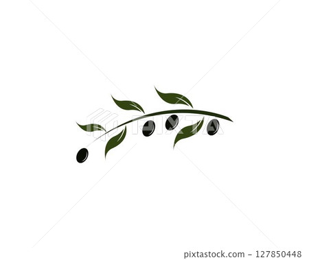 olive logo template vector design 127850448
