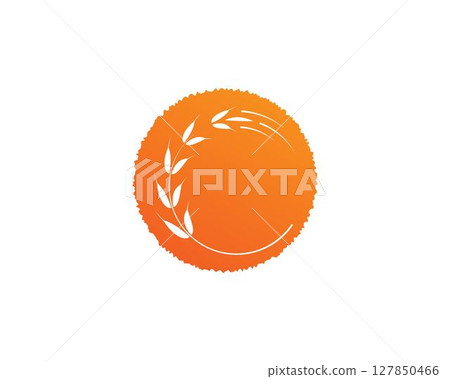 wheat Logo Template vector wheat Logo Template vector 127850466