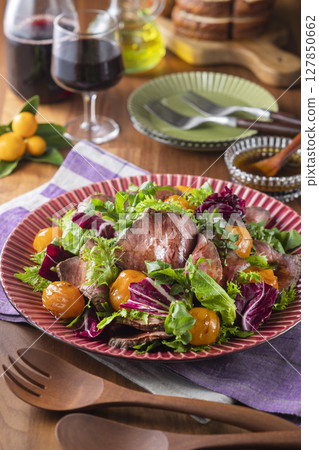金橘烤牛肉沙拉 127850662