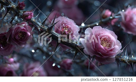 rose flower in a garden 127851216