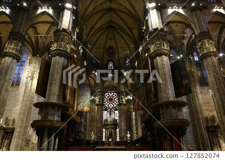 Inside the Duomo in Milan Inside the Duomo in Milan 127852074