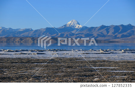 Mount Kailash landscape in tibet, China Mount Kailash landscape in tibet, China 127852335