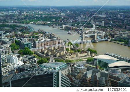 Aerial view of London Aerial view of London 127852601