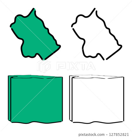 Handwritten_Azerbaijan_Varda_Vector_Set_01 127852821