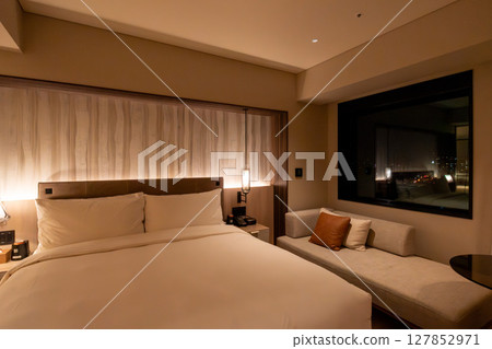 札幌萬怡酒店（札幌市豪華酒店）美麗的客房，高級特大床房 127852971