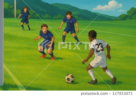 足球運動員 足球運動員 127853071