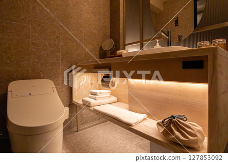 Guest rooms, washrooms and bathrooms at Courtyard by Marriott Sapporo, a luxury hotel in Sapporo city 127853092