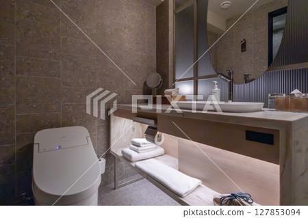 Guest rooms, washrooms and bathrooms at Courtyard by Marriott Sapporo, a luxury hotel in Sapporo city 127853094