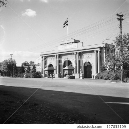 Old photo, 1938, Republic of China during the Sino-Japanese War, Nanjing, Republic of China Restoration Government (later the Republic of China Presidential Office) Old photo, 1938, Republic of China during the Sino-Japanese War, Nanjing, Republic of China Restoration Government (later the Republic of China Presidential Office) 127853109