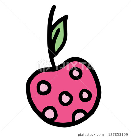 Hand drawn polka dot cherry illustration for fruit, breakfast, lunch, cafe, restaurant, menu, recipe, smoothie, juice drink, vegan, brooch, grocery shopping, supermarket, mart, icon, diet Hand drawn polka dot cherry illustration for fruit, breakfast, lunch, cafe, restaurant, menu, recipe, smoothie, juice drink, vegan, brooch, grocery shopping, supermarket, mart, icon, diet 127853199