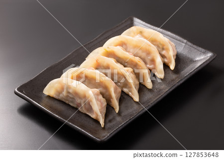 Gyoza with pickled ginger Gyoza with pickled ginger 127853648
