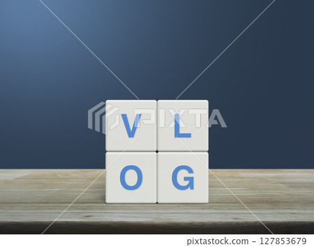 Vlog video marketing concept 127853679