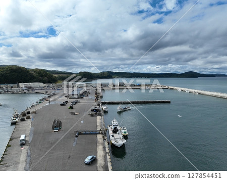 【從空中俯瞰北海道】佐呂間湖 【從空中俯瞰北海道】佐呂間湖 127854451