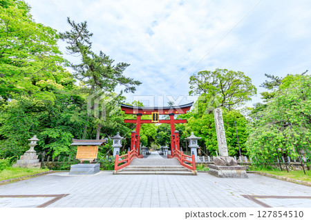 Early summer at Kehi Shrine in Tsuruga City, Fukui Prefecture 127854510