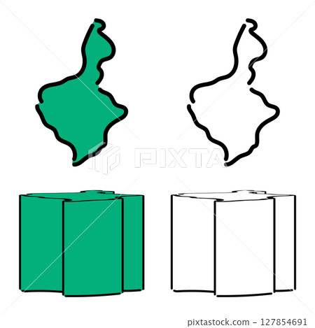Handwritten_Azerbaijan_Bayrakan_Vector_Set_01 127854691