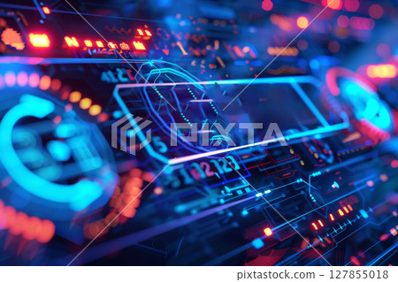 SEO Search engine digital marketing and business technology concept 127855018