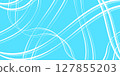 Abstract white line on blue background 127855203