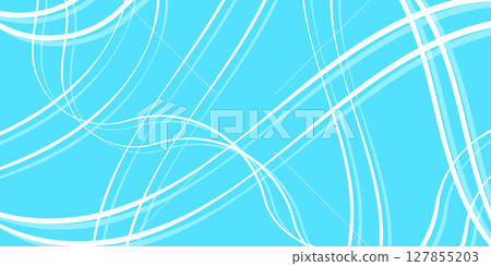Abstract white line on blue background 127855203