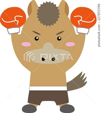 Horse character who won a boxing match 127855766