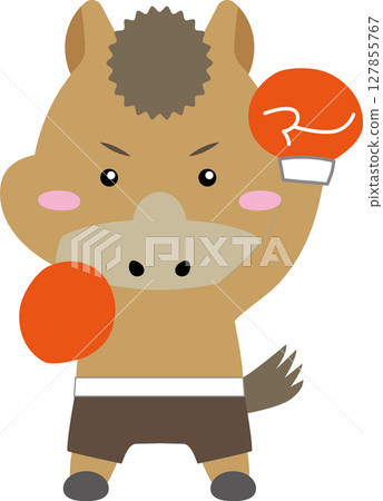 Horse character who won a boxing match 127855767