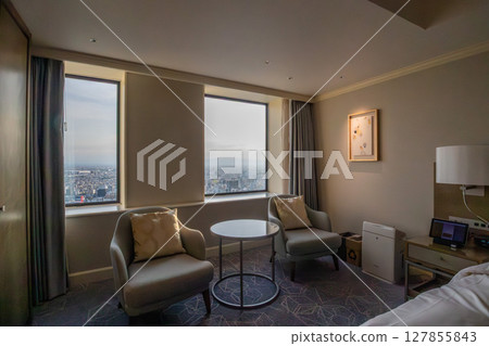 Nagoya Marriott Associa Hotel, a luxury hotel in Nagoya City, has beautiful rooms and twin rooms. 127855843