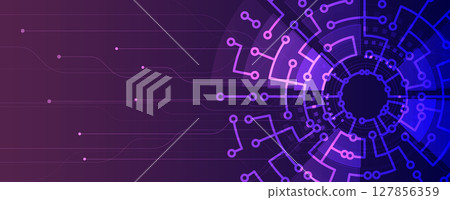 Abstract futuristic circuit board technology data concept nodern background Abstract futuristic circuit board technology data concept nodern background 127856359