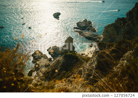 summer coastal scenery of calabria 127856724
