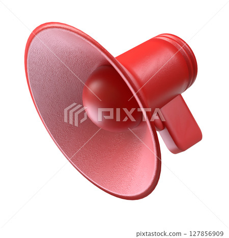 The megaphone png for Pod cast or social media 3d render. The megaphone png for Pod cast or social media 3d render. 127856909