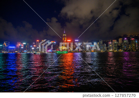 Victoria Harbour night view is the best Victoria Harbour night view is the best 127857270