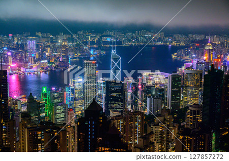 Night view of Hong Kong Night view of Hong Kong 127857272