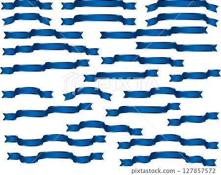 絲帶,15 藍色,活頁邊 絲帶,15 藍色,活頁邊 127857572