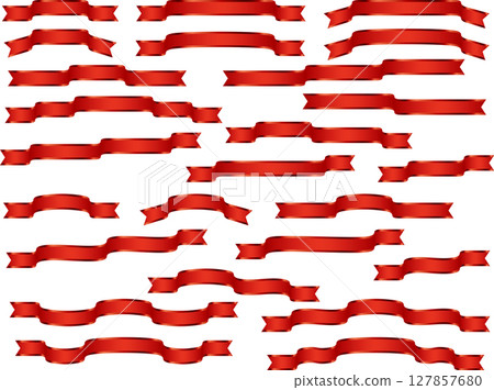 絲帶,10 紅色,活頁邊 絲帶,10 紅色,活頁邊 127857680