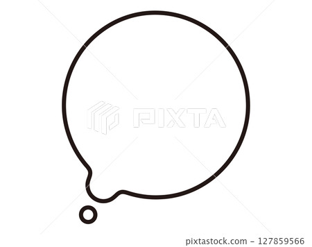 Round/loose speech bubble 127859566