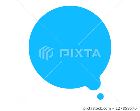 Round/loose speech bubble 127859570