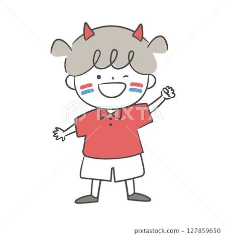 A Child Who Cheers 127859650