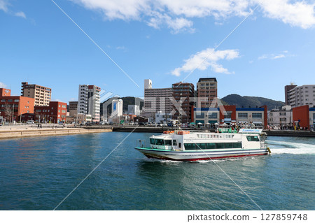 福岡縣、北九州市、門司港懷舊關門渡輪 127859748