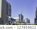 Scenery of Osaka seen from Nakanoshima in Kita-ku, Osaka City, Osaka Prefecture during the day 127859812