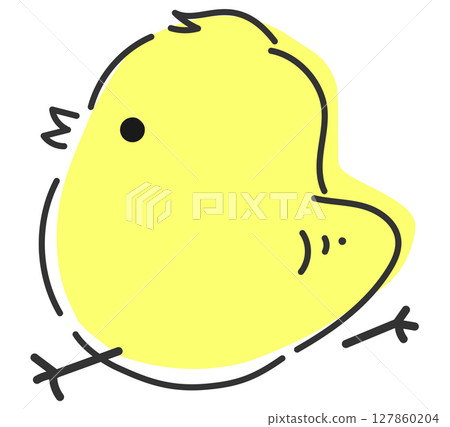 Running chick Running chick 127860204