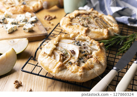 galette with pear galette with pear 127860324
