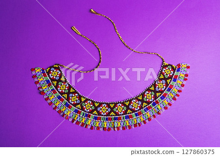 Silianka - Ukraine necklace from beads 127860375