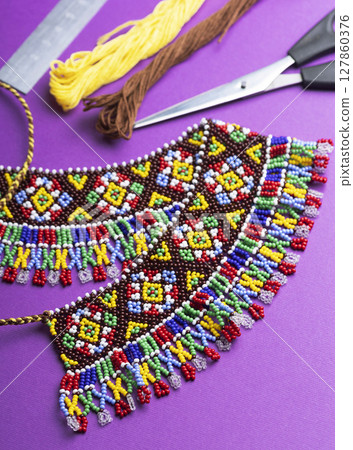 Silianka - Ukraine necklace from beads 127860376