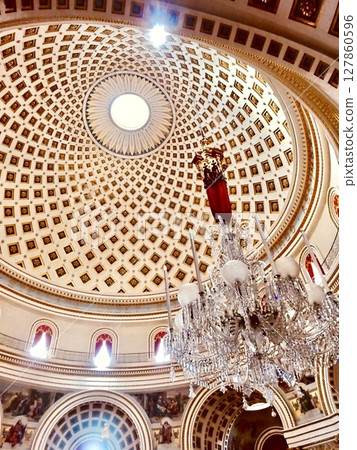 A gorgeous chandelier in Malta 127860596