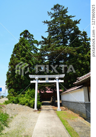 Hachiman Shrine in Takaku, Kamiashi-cho, Aizuwakamatsu City, Fukushima Prefecture 127860925