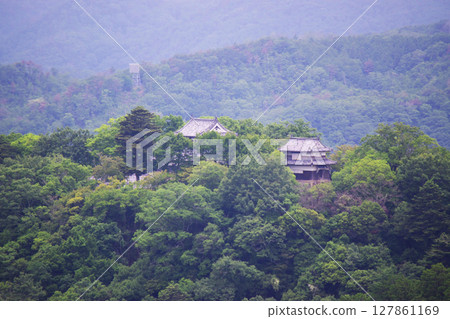 Bitchu Matsuyama Castle from the observation deck 127861169