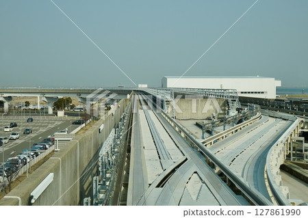 Kobe Port Liner track intersection (point) Kobe Port Liner track intersection (point) 127861990