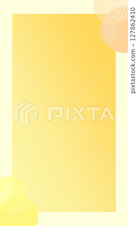 帶有柔和色彩漸層的少女可愛框架 127862410