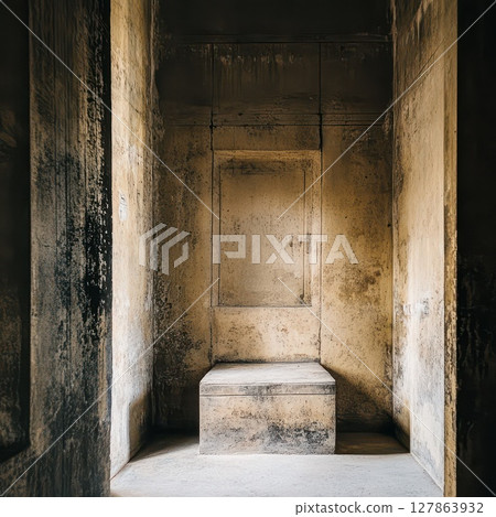 Exploring the silent beauty of an empty room 127863932